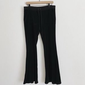 Juicy Couture Black Velour Sweatpants